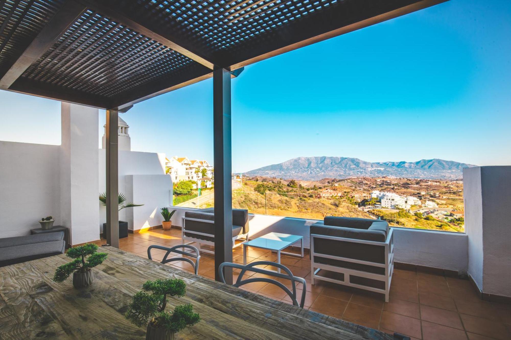Penthouse La Cala De Mijas Golfview,Mountain Ans Seaview Apartment Exterior photo